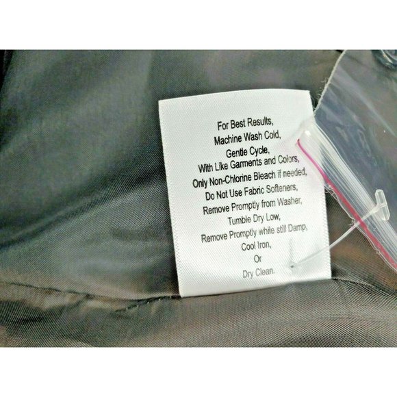 Doc & Amelia By Cintas Women Charcoal Gray 2 Regular Suit Blazer W/ Extra Button - Picture 10 of 12